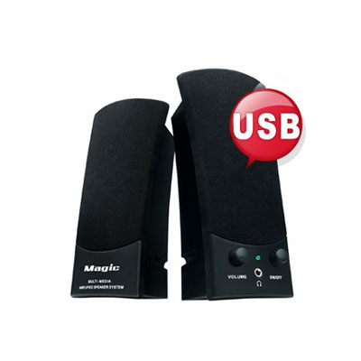 MAGIC 多媒體USB喇叭 ( SK-668BK ) USB供電 MAGIC 多媒體USB喇叭 ( SK-668BK ) USB供電
